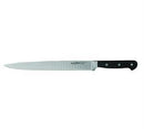 Winco KFP-101 10" Forged Carbon Steel Granton Edge Slicer with POM Handle