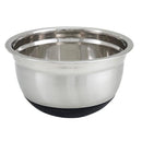 Winco MXRU-800  8.0 Qt Stainless Steel German Bowl with Silicon Base
