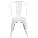 Flash Furniture Metal Indoor-Outdoor Stackable Chair