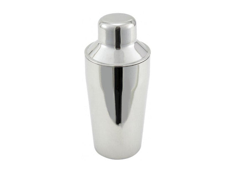 Winco 10 oz Stainless Steel Bar Shaker, 3 Piece Set