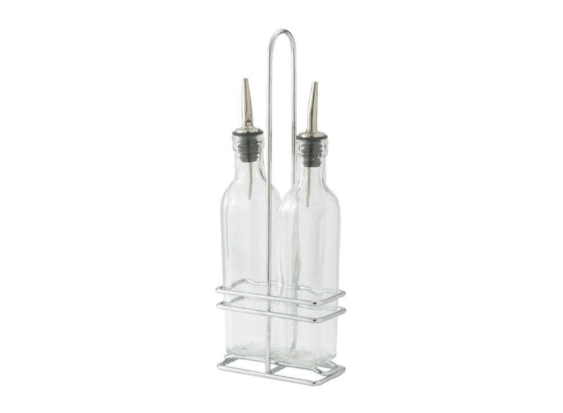 Winco 16oz Oil/Vinegar Cruet Set