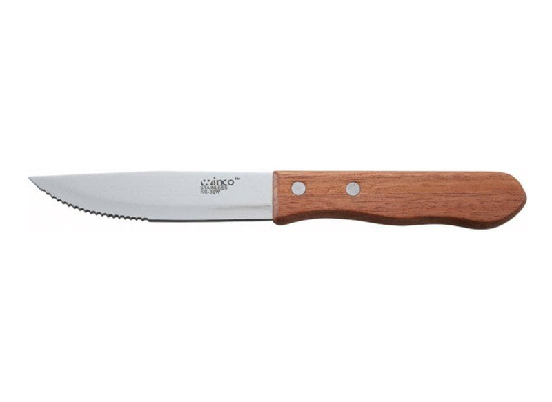 Winco 5" Blade Jumbo Steak Knives (Set of 12)