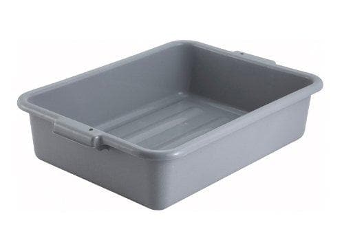 Winco 5" Polypropylene Dish Bin - Various Colours