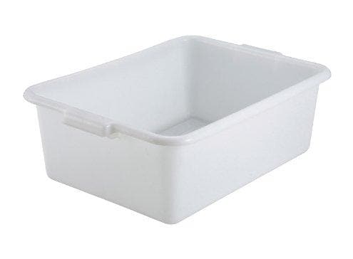 Winco 7" Polypropylene Dish Bin - Various Colours