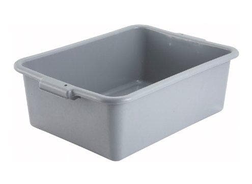 Winco 7" Polypropylene Dish Bin - Various Colours