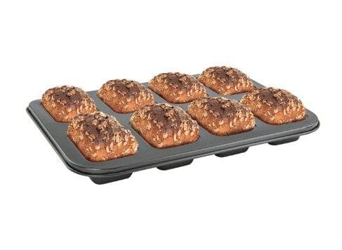 Winco 8-Cup Non-Stick Carbon Steel Mini Loaf Pan