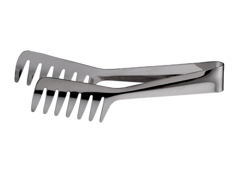 Winco 8" Stainless Steel Spaghetti Tongs