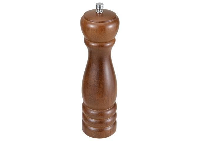 Winco 8" Traditional Peppermill, Oak Finish