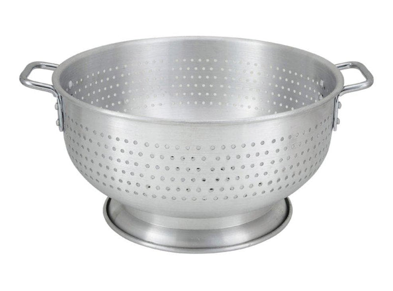 Winco Aluminum Colander with Base & Handle - Various Sizes