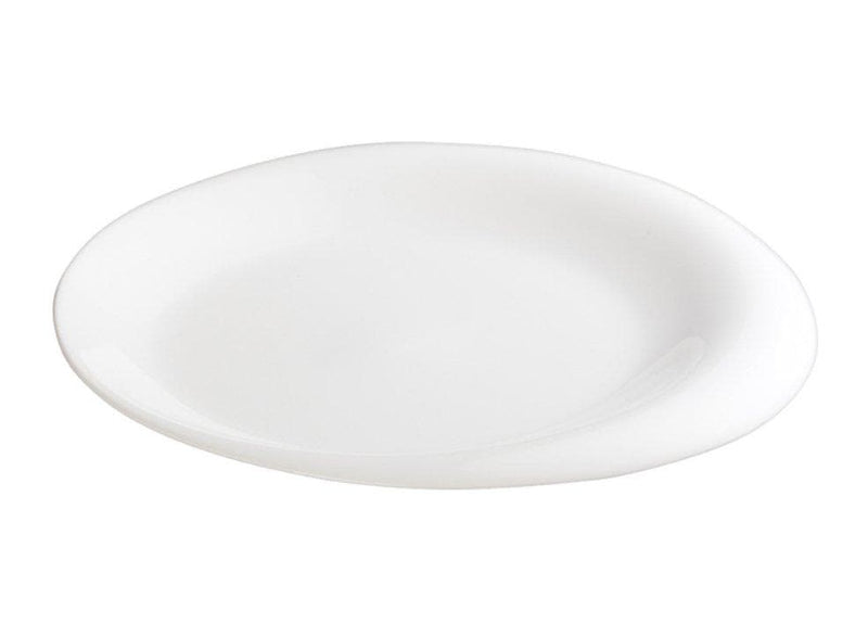 Winco Ardesia Ocea Creamy White Porcelain Oval Plate - Various Sizes