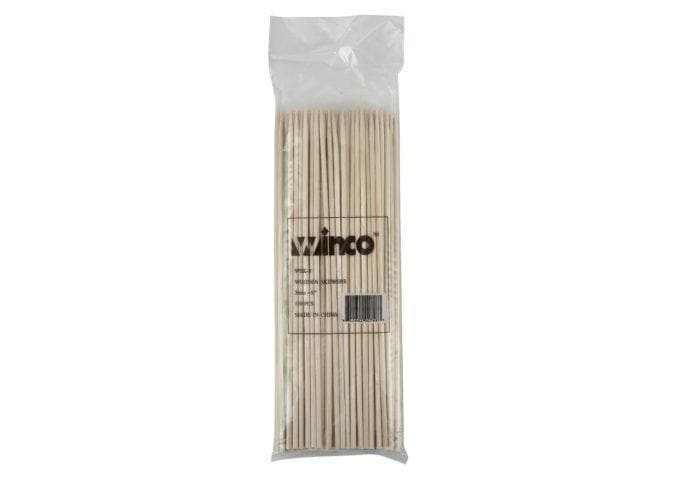 Winco Bamboo Skewers (Bag of 100) - Various Sizes