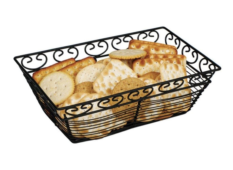 Winco Black Wire Bread Basket - Various Sizes