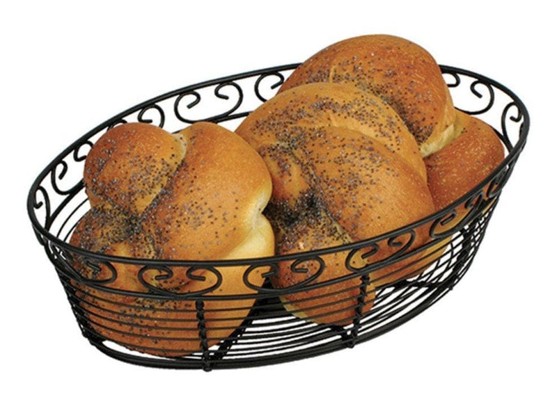 Winco Black Wire Bread Basket - Various Sizes