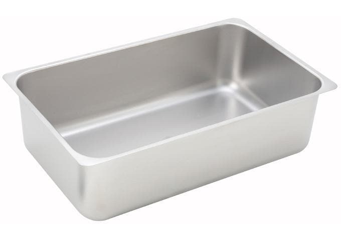 Winco C-WPP Stainless Steel 6" Deep Spillage Pan