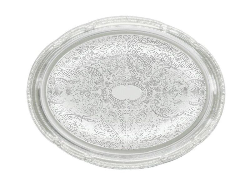 Winco Chrome-Plated Serving Tray - Various Shapes/Sizes