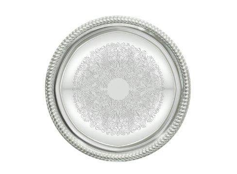 Winco Chrome-Plated Serving Tray - Various Shapes/Sizes