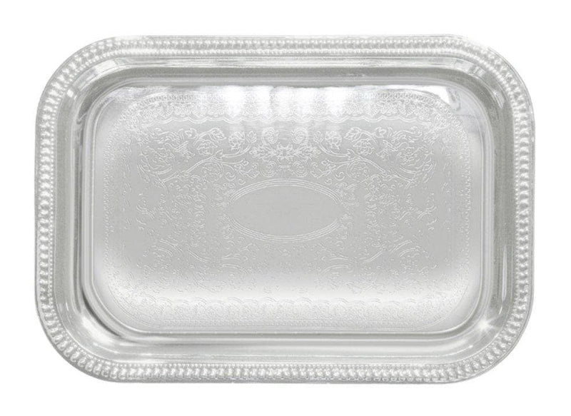 Winco Chrome-Plated Serving Tray - Various Shapes/Sizes