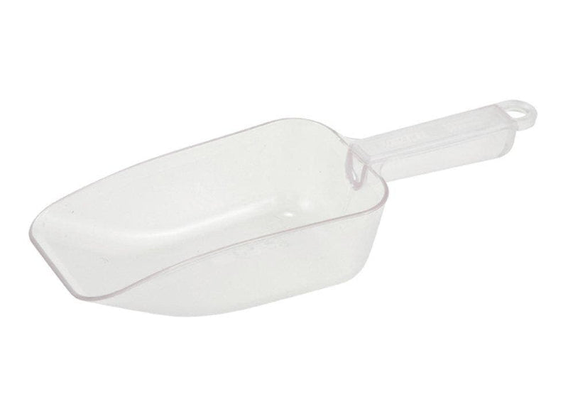 Winco Clear Polycarbonate Scoop - Various Sizes