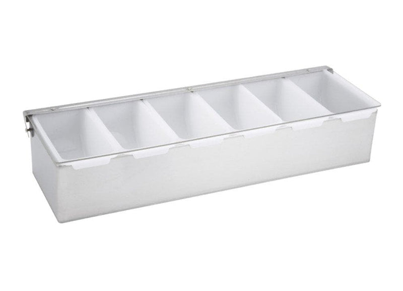 Winco Condiment Holder With Stainless Steel Base - Various Sizes