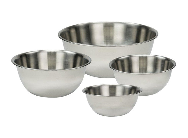 Winco Deep Heavy-Duty Stainless Steel Mixing Bowl - Various Sizes