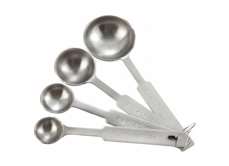 Winco Deluxe Stainless Steel Measuring Spoon Set (Set of 4)