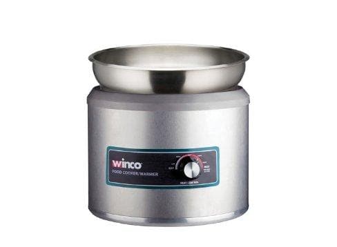 Winco Electric 11 Quart Round Food Cooker/Warmer, 1250W