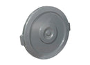 Winco Gray Round Trash Bin Cover