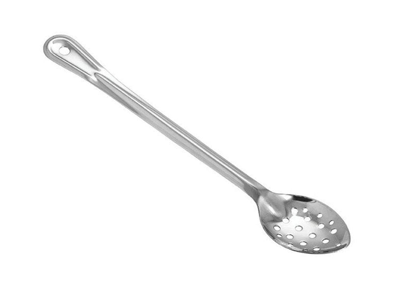 Winco Heavy-Duty Stainless Steel Basting Spoon - Various Sizes