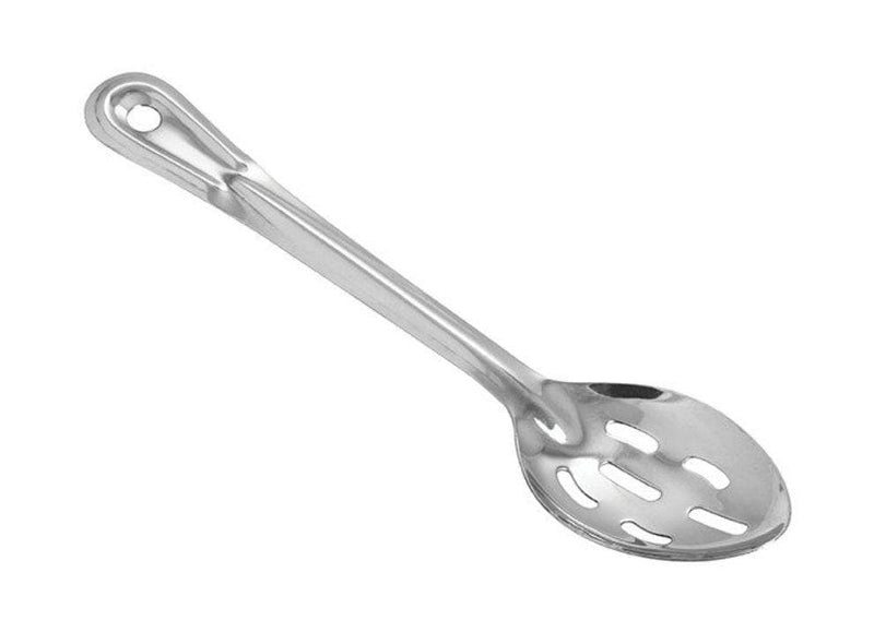 Winco Heavy-Duty Stainless Steel Basting Spoon - Various Sizes