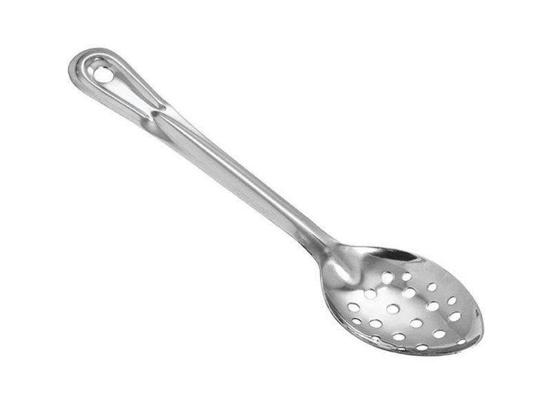 Winco Heavy-Duty Stainless Steel Basting Spoon - Various Sizes