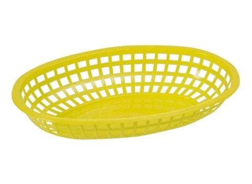 Winco Large Oval Fast Food Basket (Pack of 12)