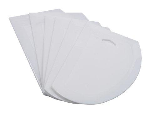 Winco Large Plastic Dough Scrapers (Pack of 6)