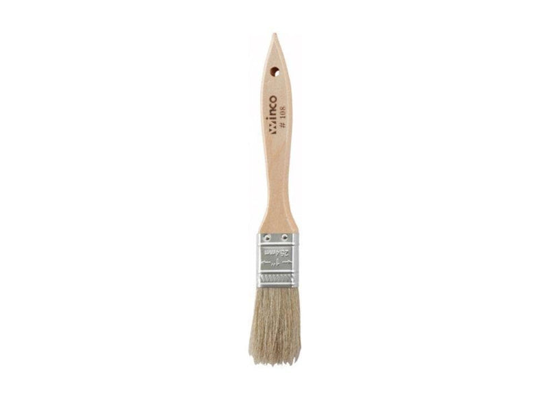 Winco Metal Boar Bristle Pastry/Basting Brush - Various Sizes