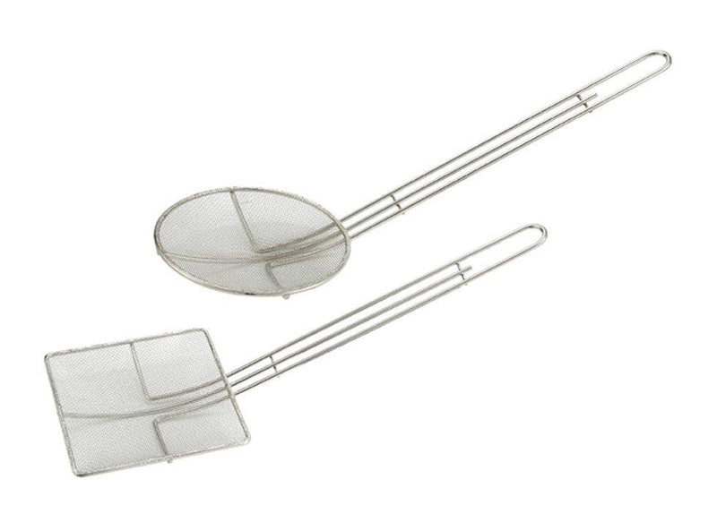 Winco Nickel Plated Mesh Skimmer - Various Sizes