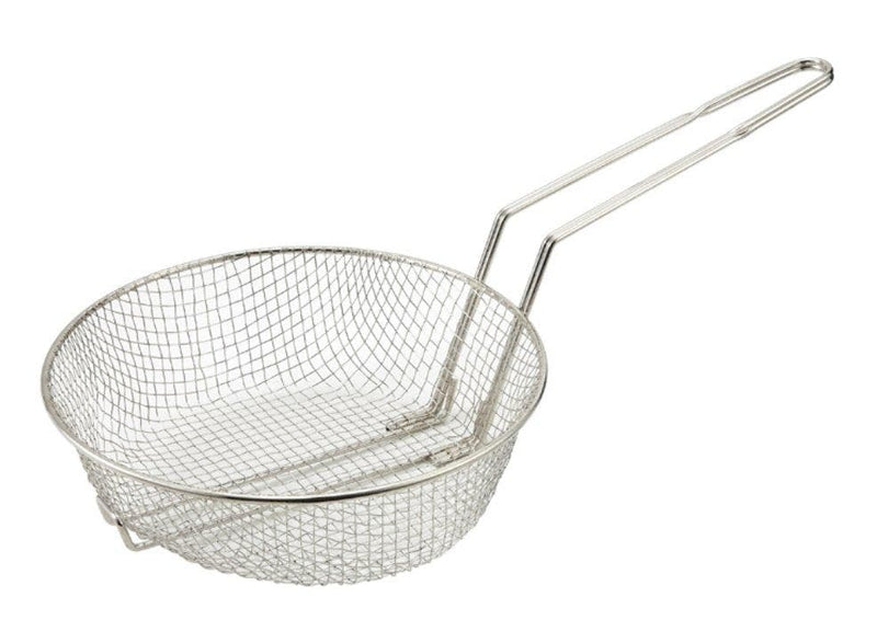 Winco Nickel Plated Steel Culinary Basket - Various Sizes