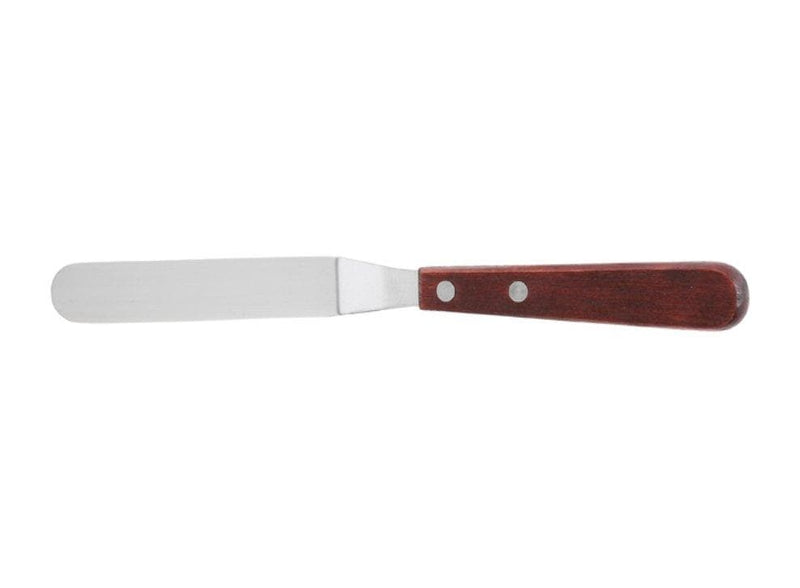 Winco Offset Spatula With Wooden Handle - Various Sizes