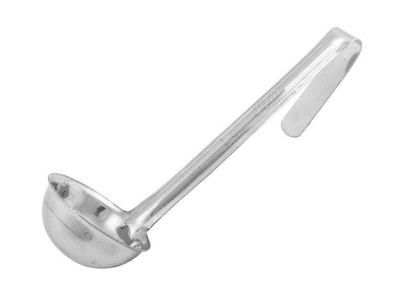 Winco One-Piece Stainless Steel Ladle With 6″ Handle - Various Sizes