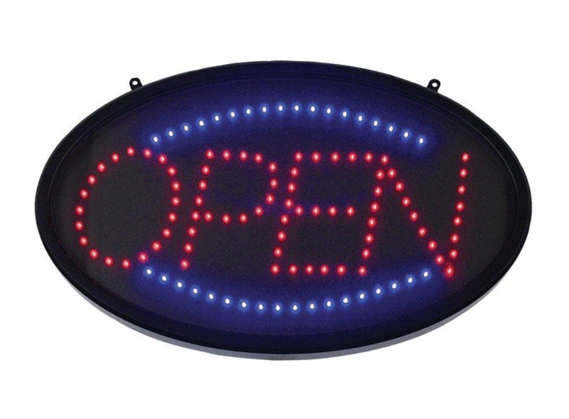 Winco Oval “Open” LED Sign