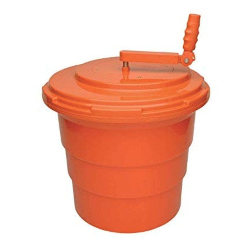 Winco PLSP-5 Barrel Style 5 Gallon Salad Spinner/Dryer - Various Colours