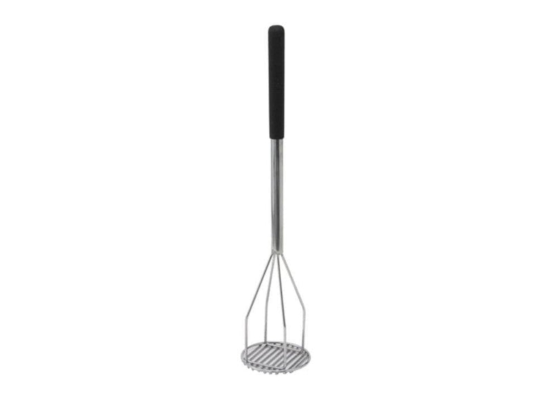 Winco Round Potato Masher With Plastic Handle - Various Sizes