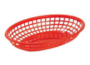 Winco Small Oval Fast Food Basket (Pack of 12) - Various Colours
