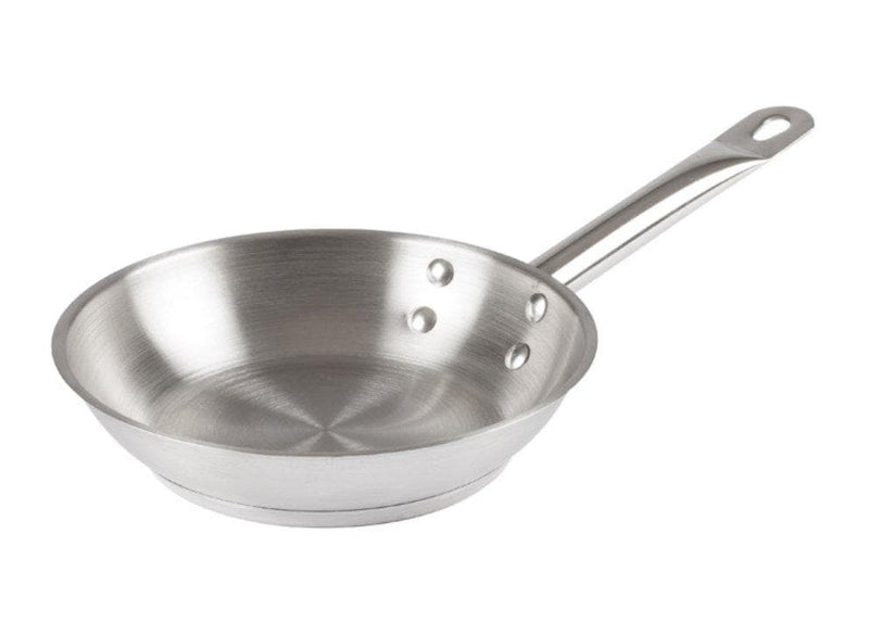 Winco Stainless Steel Fry Pan - Various Sizes