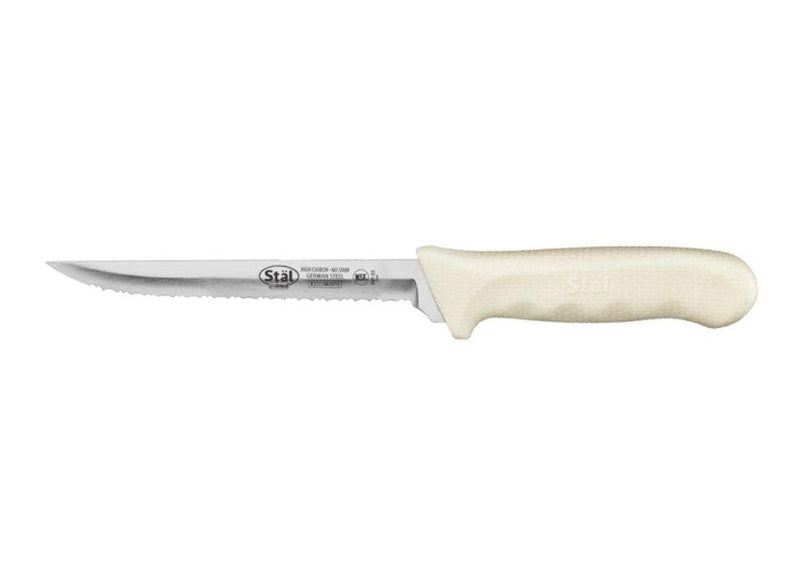 Winco Stäl 6″ Utility Knife, Wavy Edge