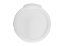 Winco White Polypropylene Cover For Round Storage Container - Various Sizes