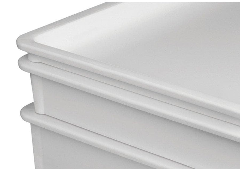 Winco White Polypropylene Dough Box Cover