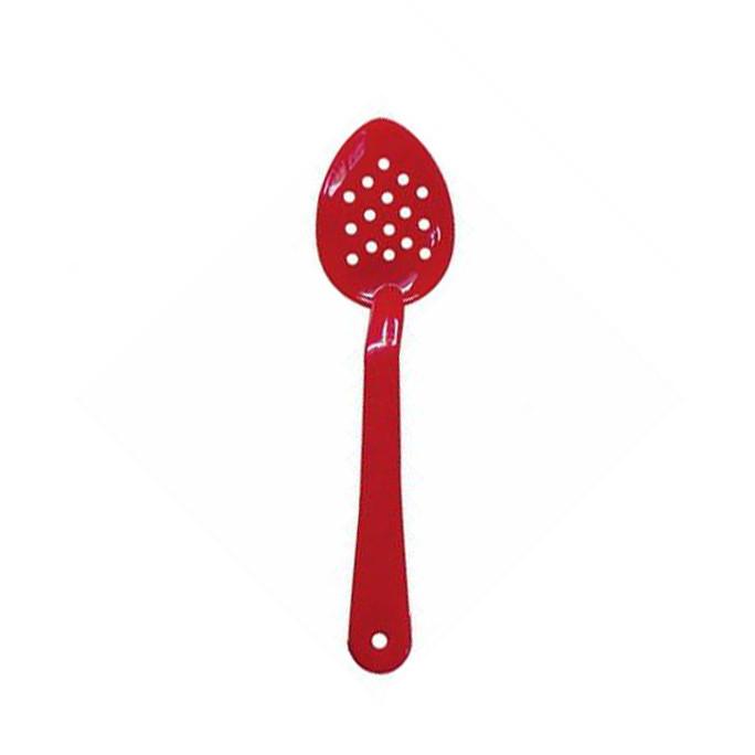 Thunder Group PLSS213RD 13" Red Polycarbonate Perforated Serving Spoon