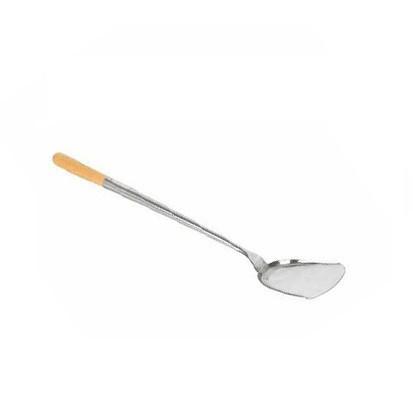Thunder Group SLSPA002 4" X 17 3/4" Stainless Spadle with Wood Handle