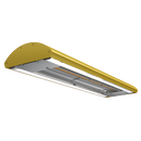 Hatco Glo-Ray® Standard Watt Curved Infrared Strip Heater Dual LED Lights 18"W Aluminum