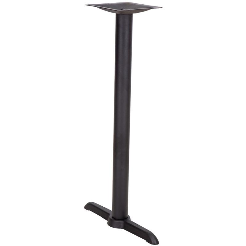 5'' x 22'' Restaurant Table T-Base with 3'' Dia. Bar Height Column XU-T0522-BAR-GG by Flash Furniture