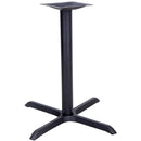 30'' x 30'' Restaurant Table X-Base with 3'' Table Height Column XU-T3030-GG by Flash Furniture